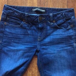 Express Ankle Boyfriend Skinny Jeans